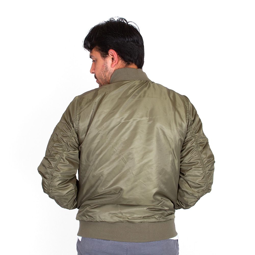 Interlocking UO, G-III, Green, Coat/Jacket, Polyester, Men, Nylon/Satin, Aviator, Full-zip, 786678